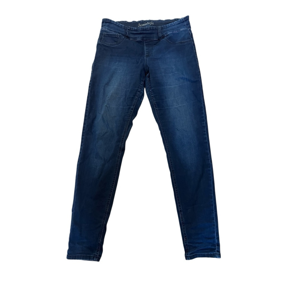 Women’s Jeggings 12 Straight Leg Stretch Pull On Denim Jean Mid Rise
